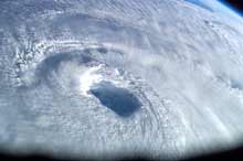 Eye of Hurricane Isabel
