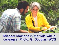 Michael Klemens in the field with colleague